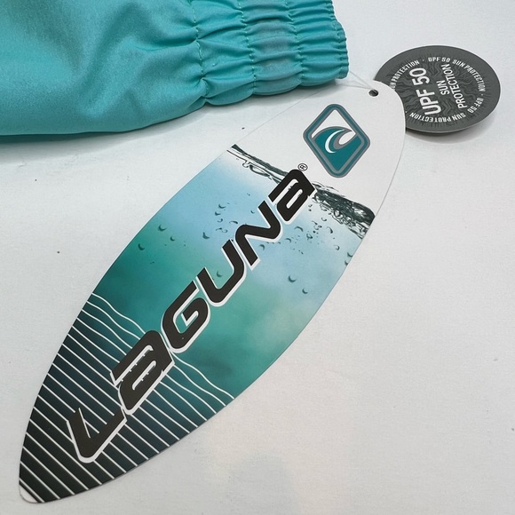 LAGUNA COASTAL FIT ABOVE THE KNEE BATHING SUIT, MULTI COLORS, SIZE LARGE - Picture 15 of 16